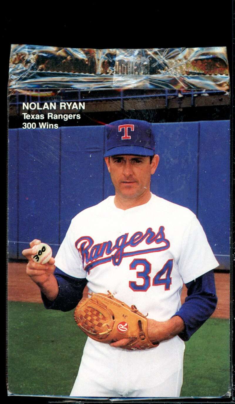 HOF Card 1991 Mother's Cookies Nolan Ryan 300 Wins Cookies Nolan Ryan #4  Image 1