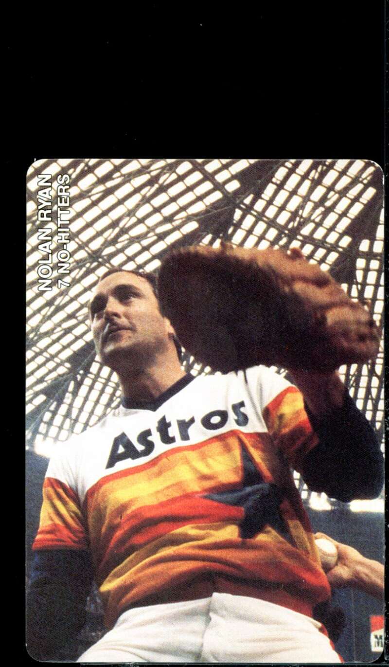 HOF Card 1992 Mother's Cookies Nolan Ryan 7 no-hitters Cookies Nolan Ryan #5  Image 1