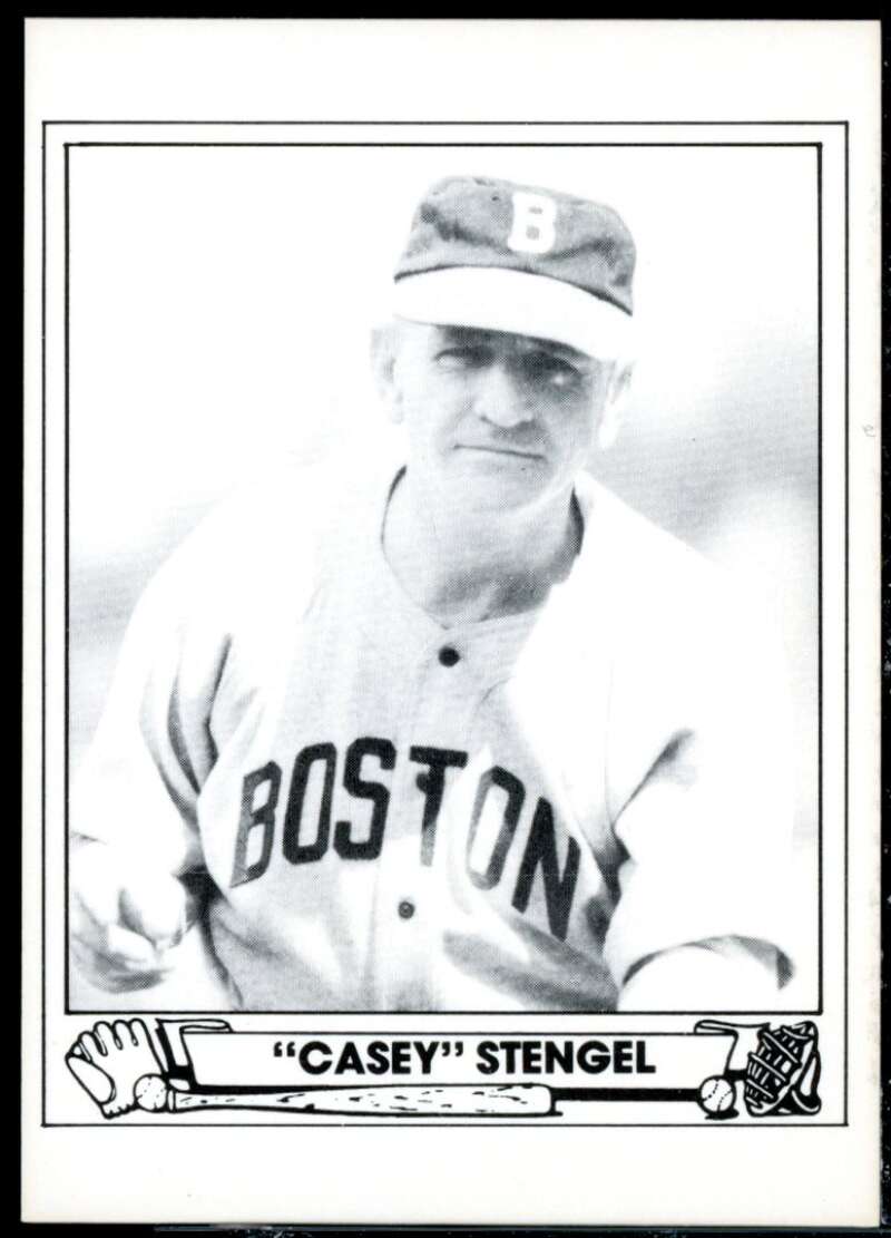 Casey Stengel MG Card 1983 TCMA Playball 1942 #42  Image 1