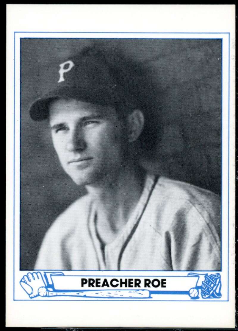 Preacher Roe Card 1983 TCMA Playball 1945 #32  Image 1