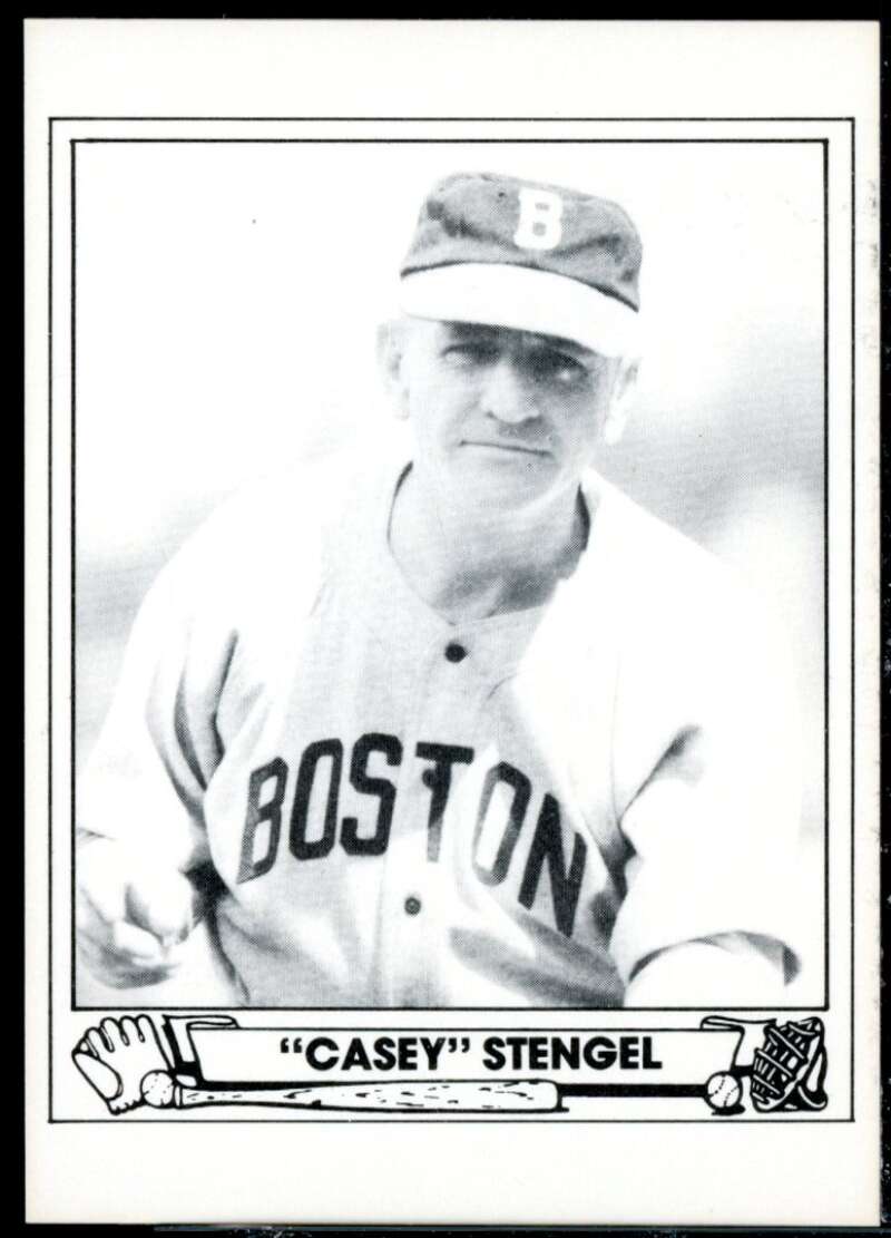 Casey Stengel MG Card 1983 TCMA Playball 1942 #42  Image 1