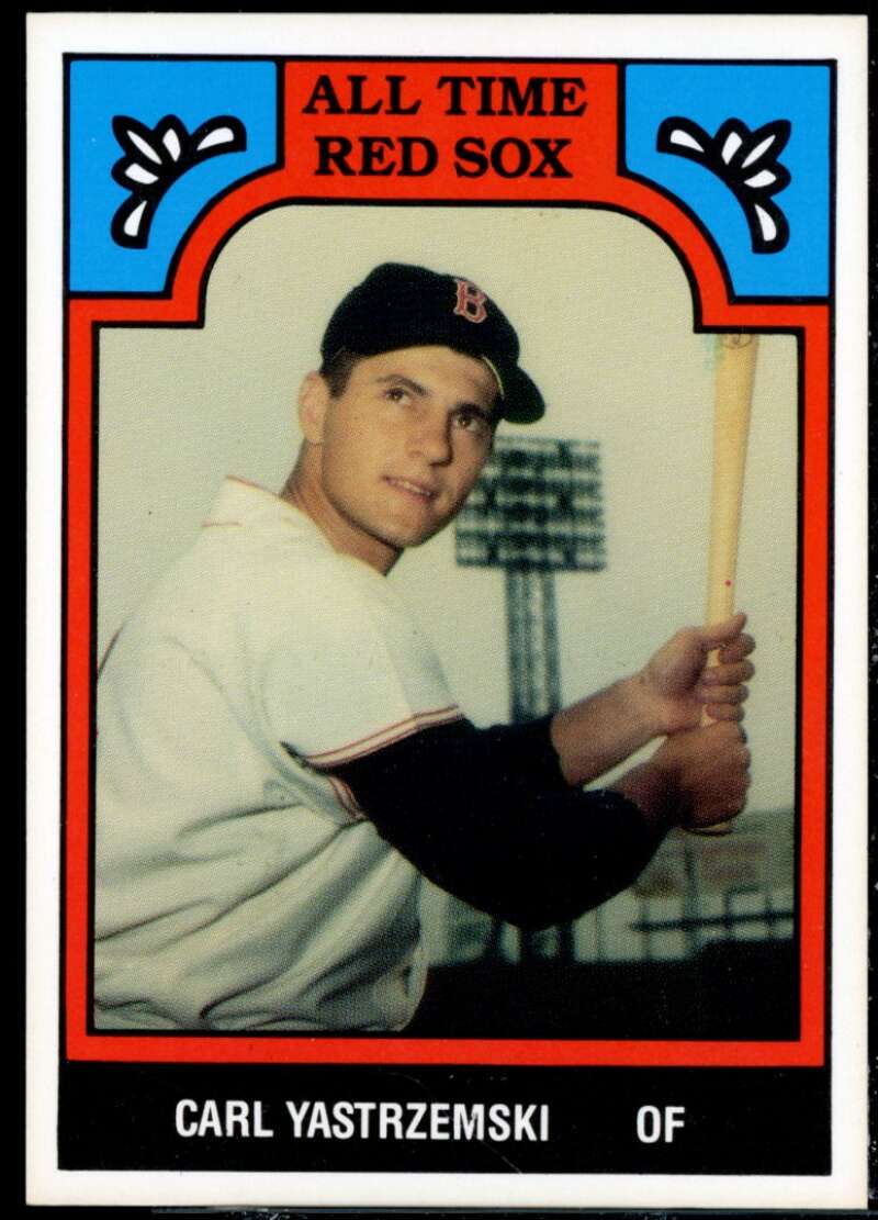 Carl Yastrzemski Card 1986 Red Sox Greats TCMA #9  Image 1