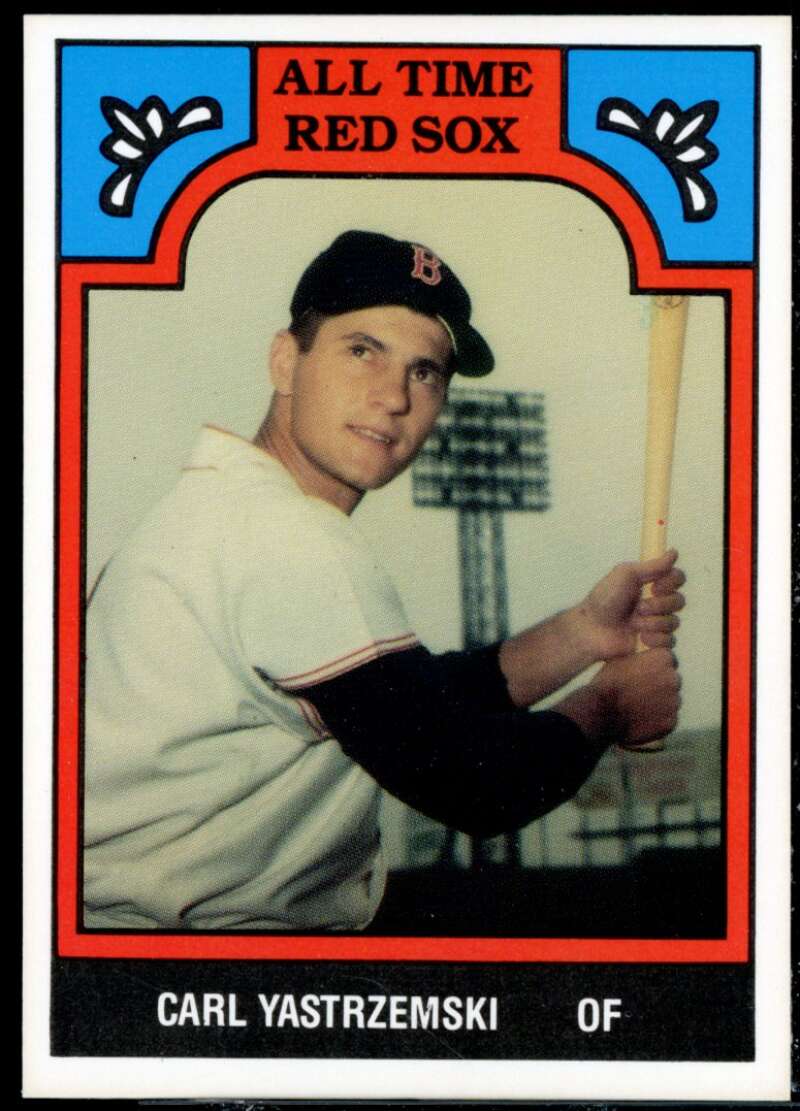 Carl Yastrzemski Card 1986 Red Sox Greats TCMA #9  Image 1