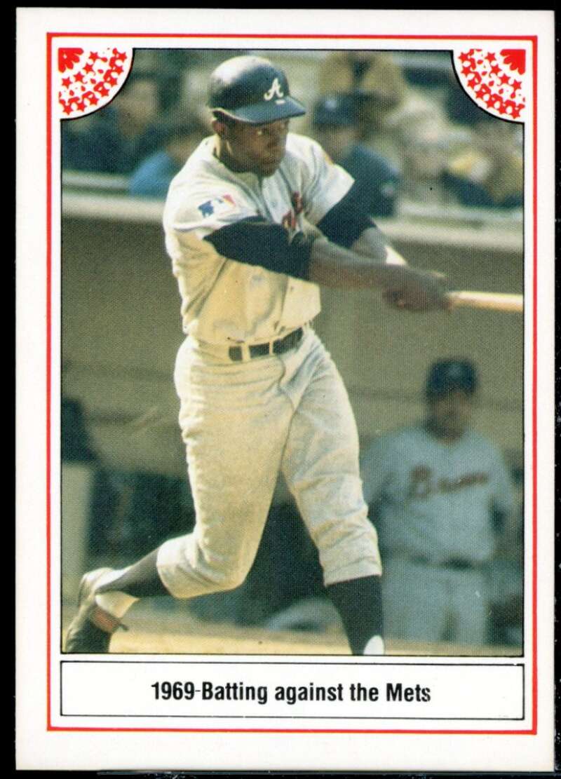 Hank Aaron/1969 Braves Card 1983 ASA Hank Aaron #8  Image 1