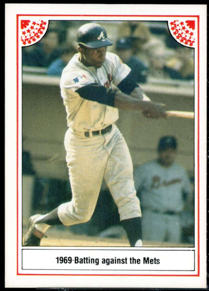 Hank Aaron/1969 Braves Card 1983 ASA Hank Aaron #8  Image 1