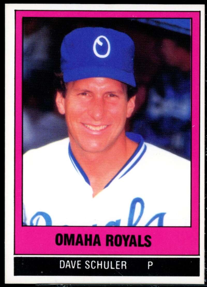 Dave Schuler Minor League Rookie Card 1986 Omaha Royals TCMA #19  Image 1