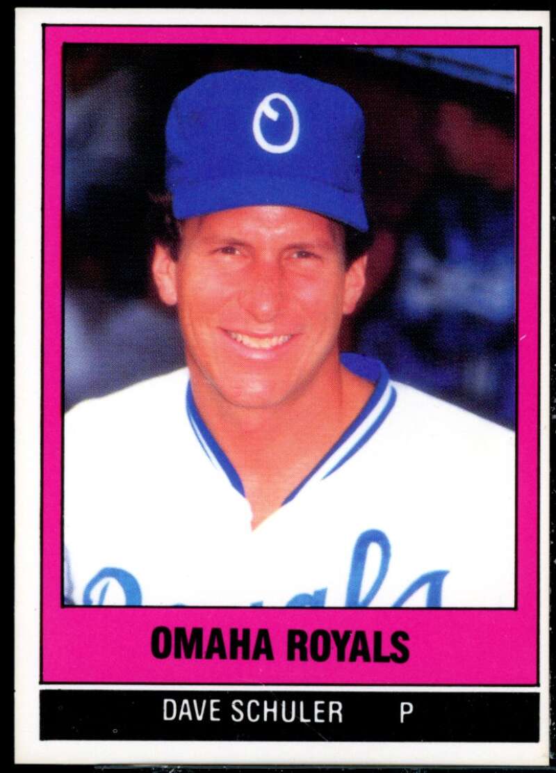 Dave Schuler Minor League Rookie Card 1986 Omaha Royals TCMA #19  Image 1