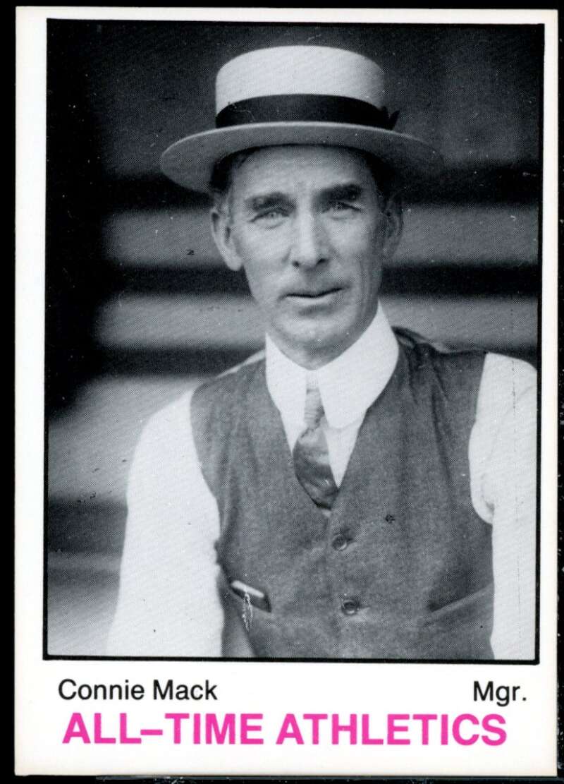 Connie Mack Card 1983 A's Greats TCMA #12  Image 1