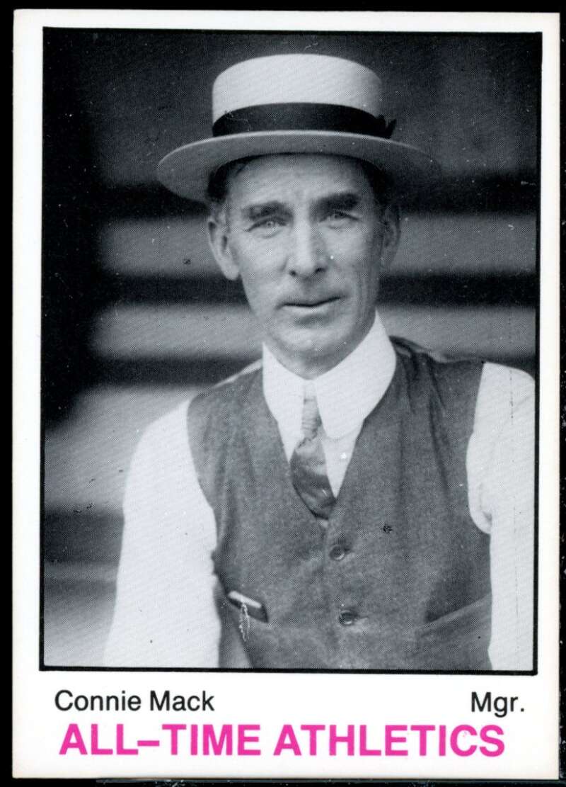 Connie Mack Card 1983 A's Greats TCMA #12  Image 1