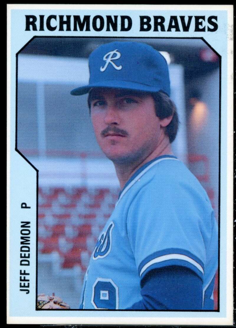 Jeff Dedmon Minor League Rookie Card 1985 Richmond Braves TCMA #4  Image 1