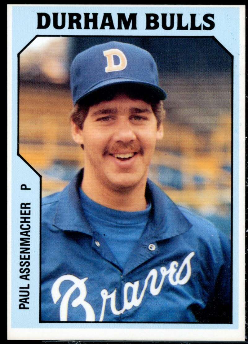 Paul Assenmacher Minor League Rookie Card 1985 Durham Bulls TCMA #1  Image 1