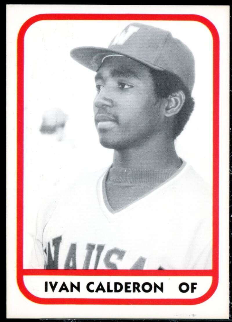 Ivan Calderon Minor League Rookie Card 1981 Wausau Timbers TCMA #26  Image 1