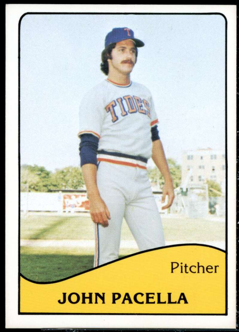 John Pacella Minor League Rookie Card 1979 Tidewater Tides TCMA #2  Image 1