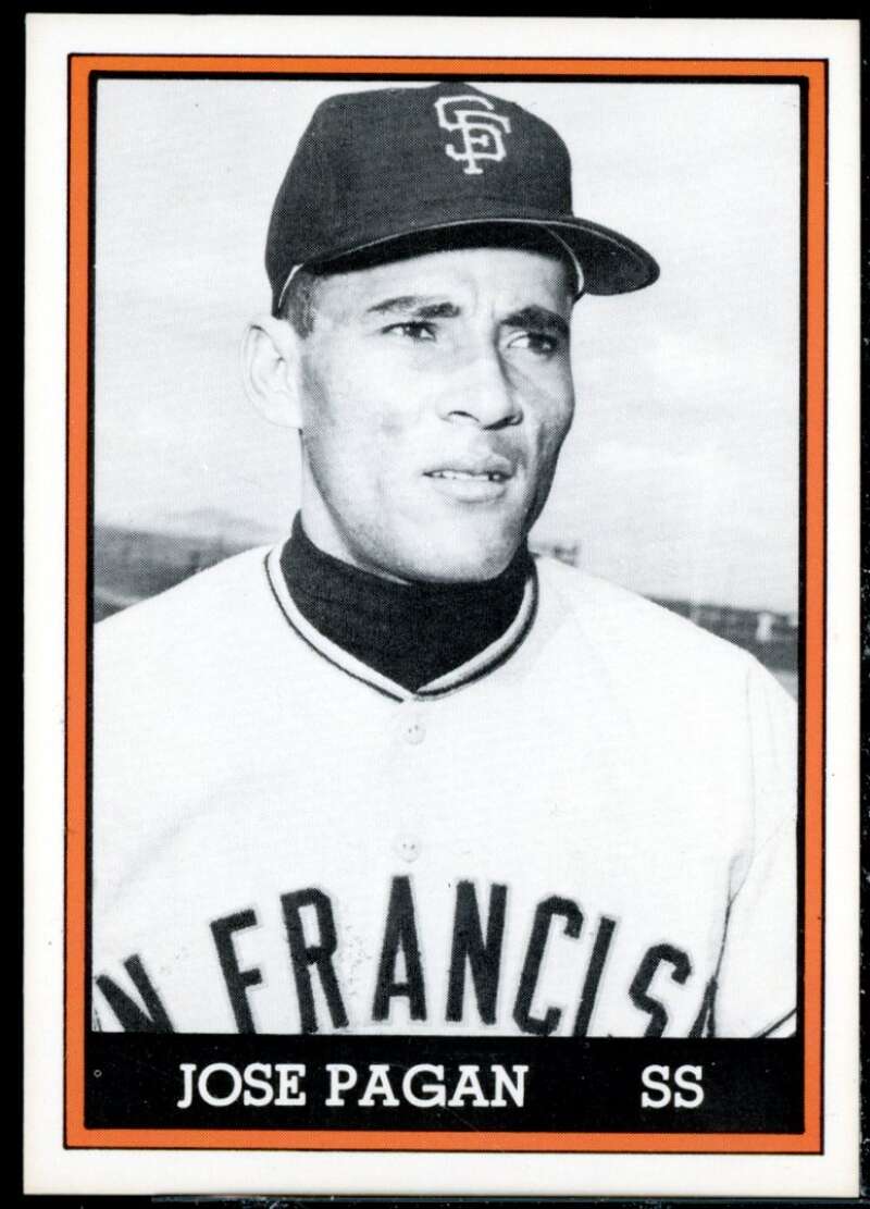 Jose Pagan Card 1981 Giants 1962 TCMA #12  Image 1