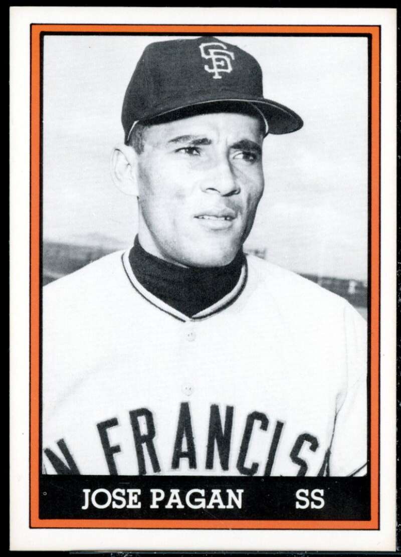 Jose Pagan Card 1981 Giants 1962 TCMA #12  Image 1