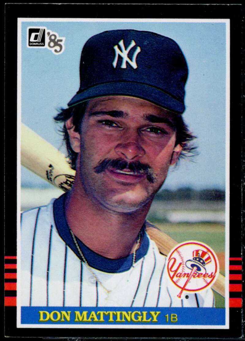 Don Mattingly Card 1985 Donruss #295  Image 1