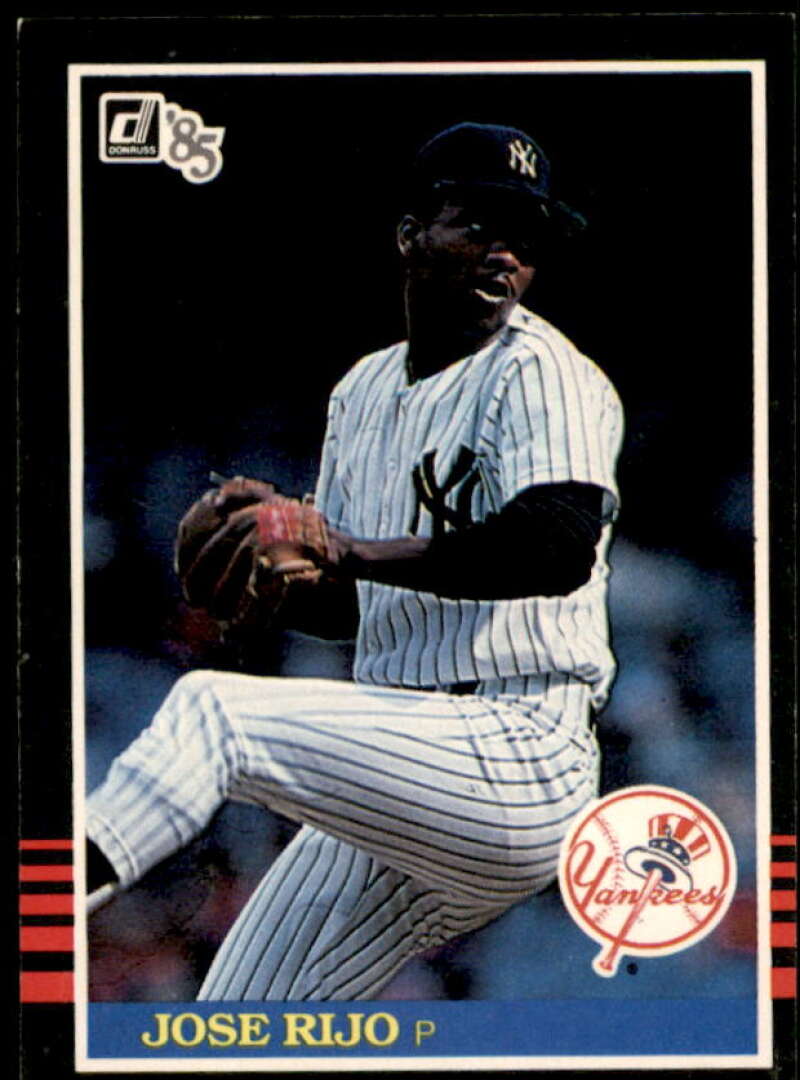 Jose Rijo Rookie Card 1985 Donruss #492  Image 1