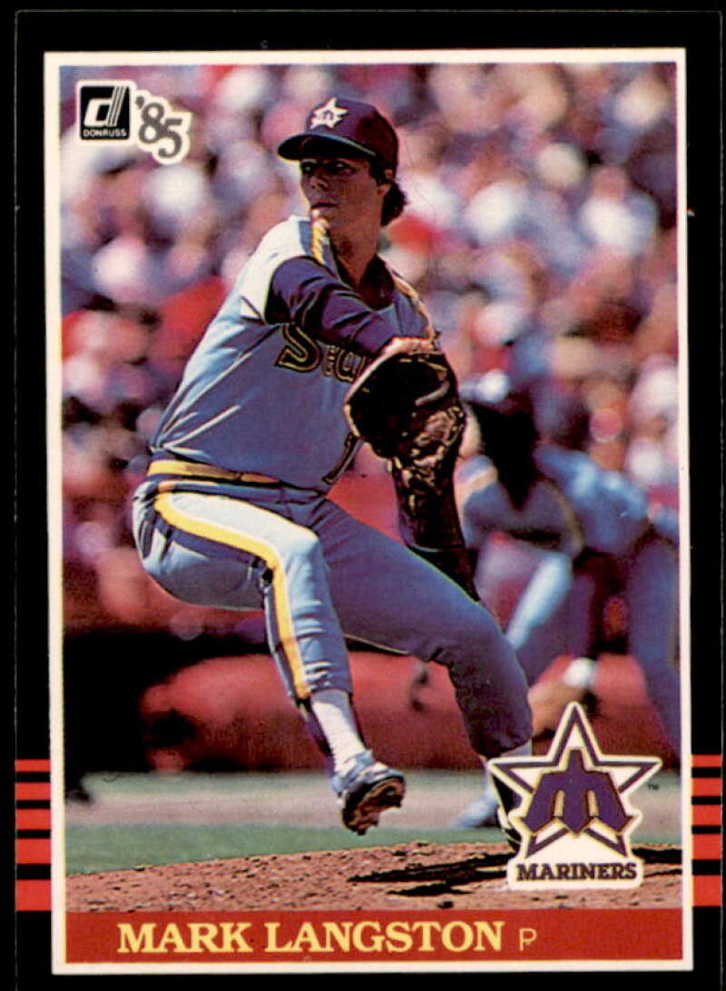 Mark Langston Rookie Card 1985 Donruss #557  Image 1
