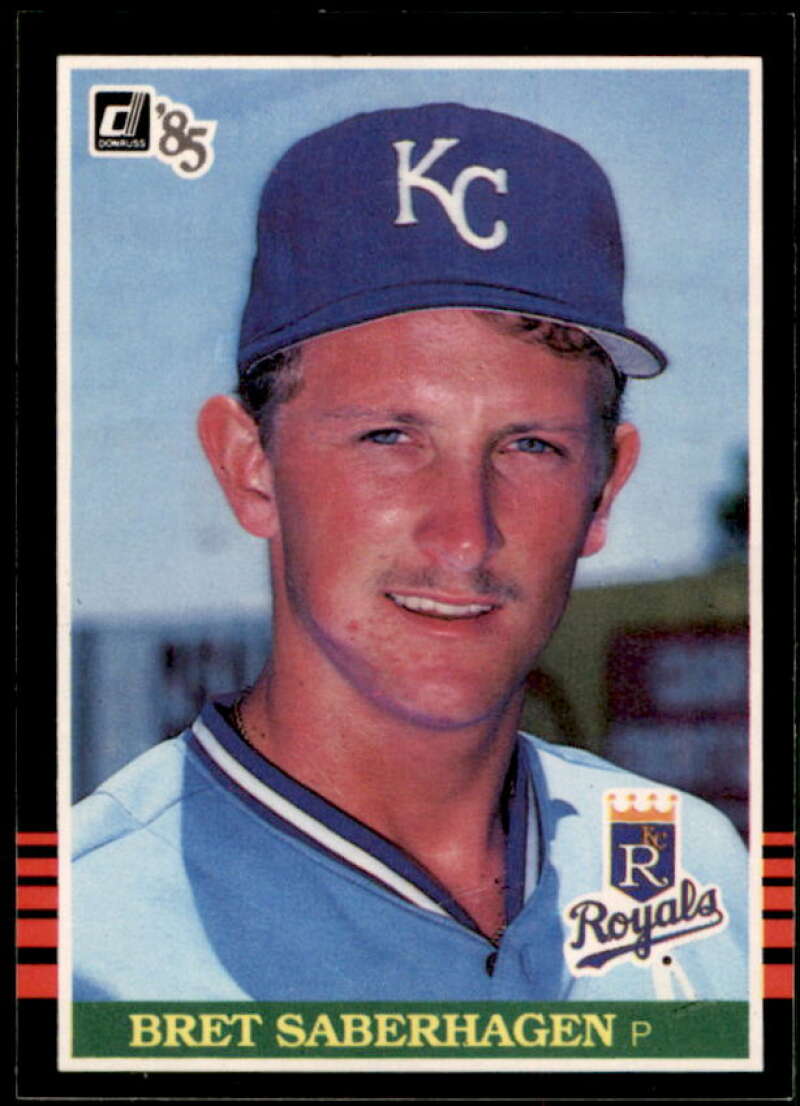 Bret Saberhagen Rookie Card 1985 Donruss #222  Image 1