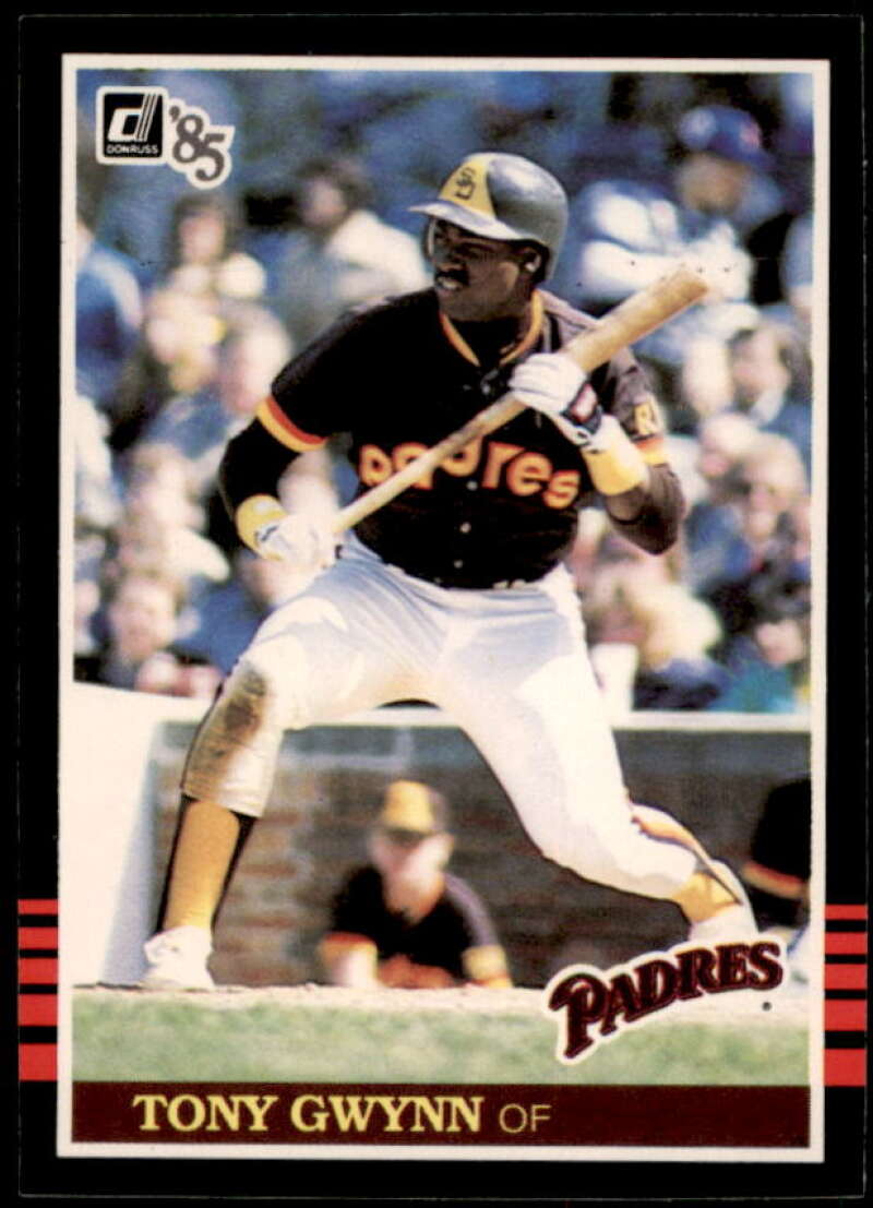 Tony Gwynn Card 1985 Donruss #63  Image 1