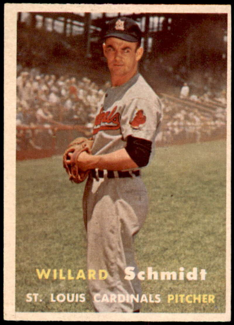 Willard Schmidt Card 1957 Topps #206  Image 1