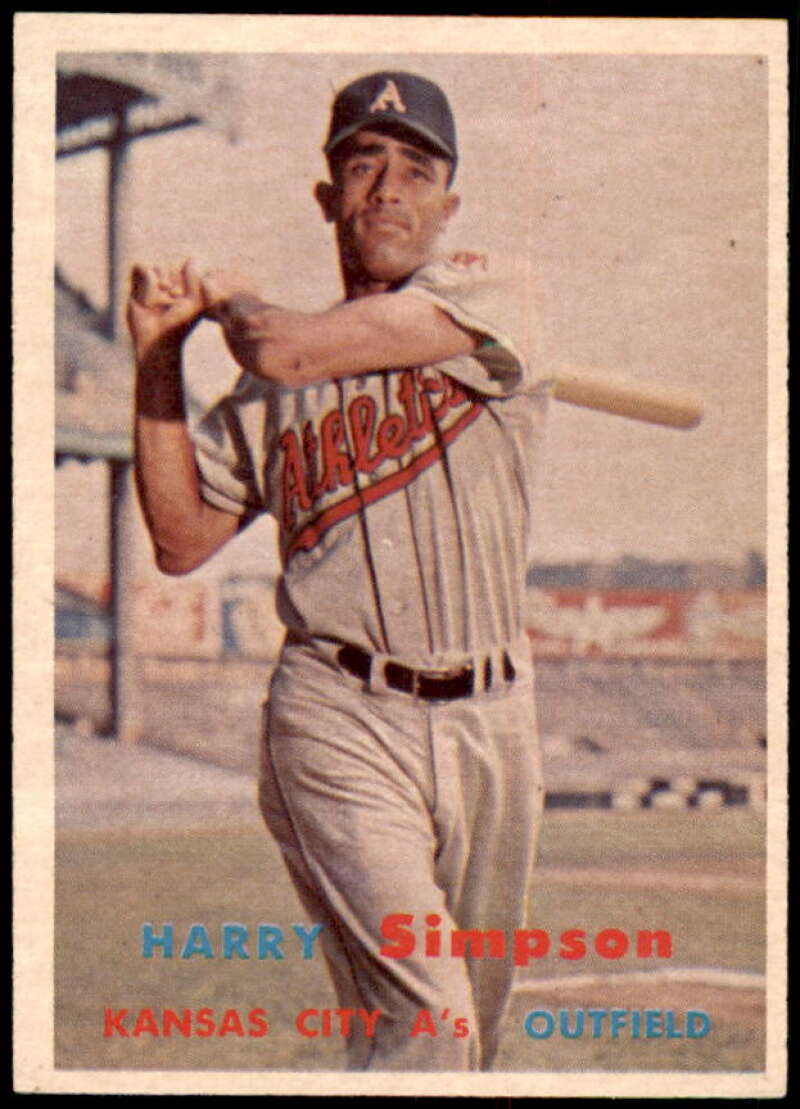 Harry Simpson Card 1957 Topps #225  Image 1