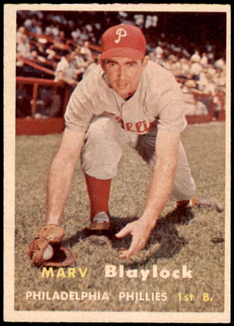 Marv Blaylock Card 1957 Topps #224  Image 1