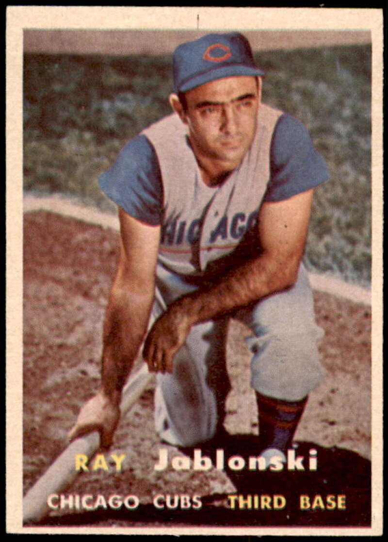 Ray Jablonski Card 1957 Topps #218  Image 1