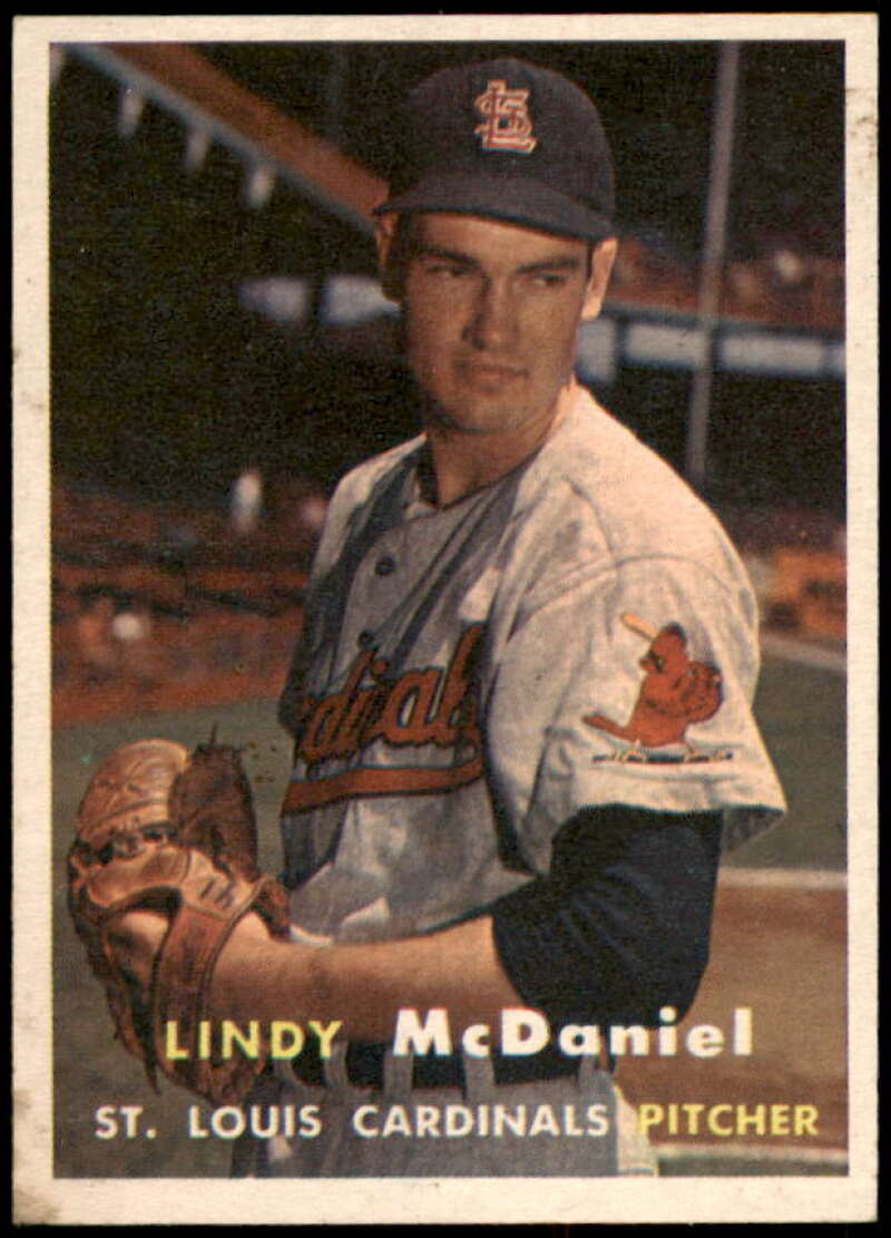 Lindy McDaniel Rookie Card 1957 Topps #79  Image 1