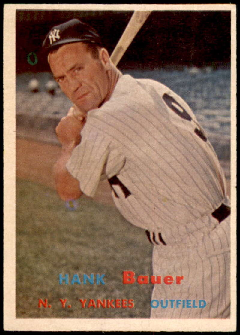 Hank Bauer Card 1957 Topps #240  Image 1