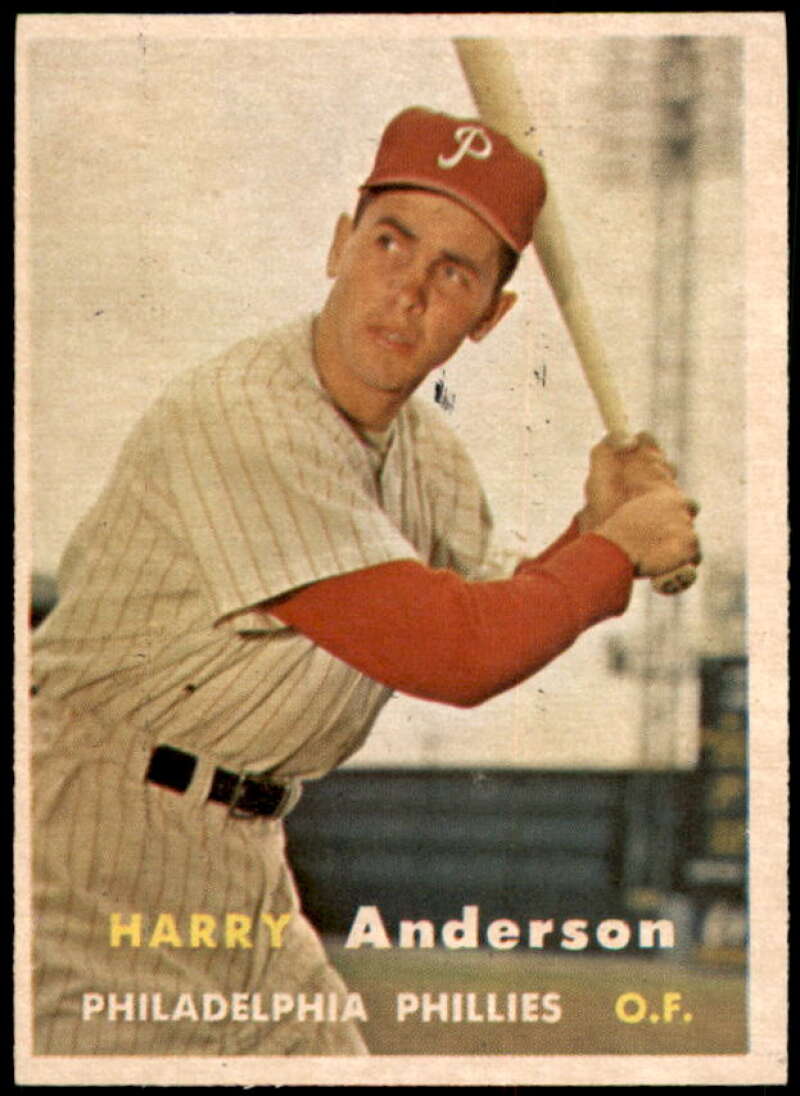 Harry Anderson Rookie Card 1957 Topps #404  Image 1