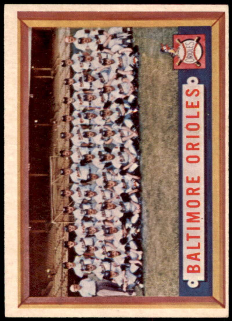 Baltimore Orioles TC Card 1957 Topps #251  Image 1