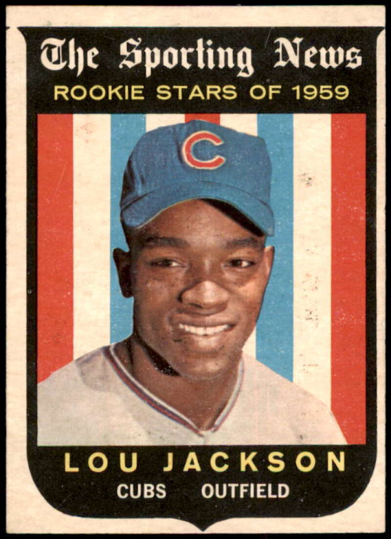 Lou Jackson RS Rookie Card 1959 Topps #130  Image 1