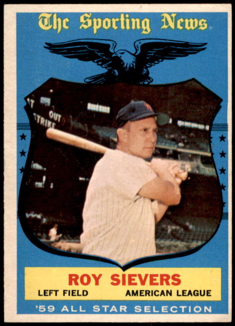 Roy Sievers AS Card 1959 Topps #566  Image 1