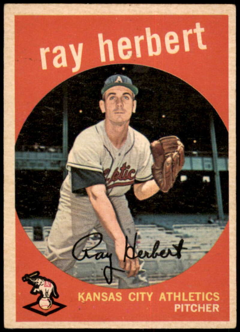 Ray Herbert Card 1959 Topps #154  Image 1