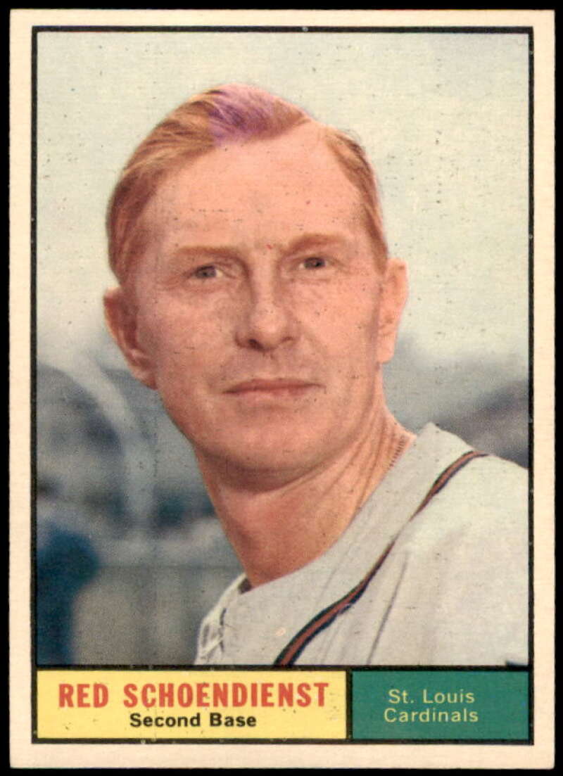 Red Schoendienst Card 1961 Topps #505  Image 1