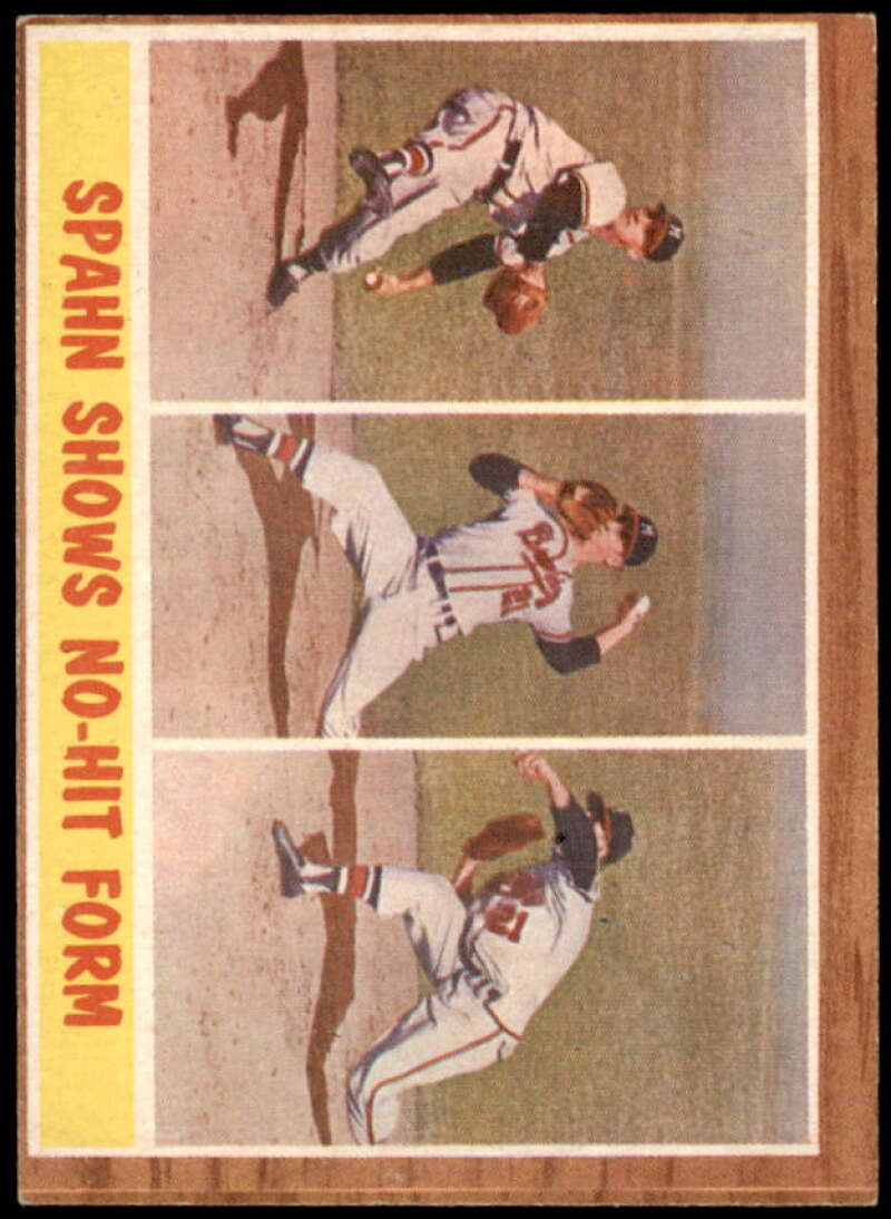 Warren Spahn IA Card 1962 Topps #312  Image 1