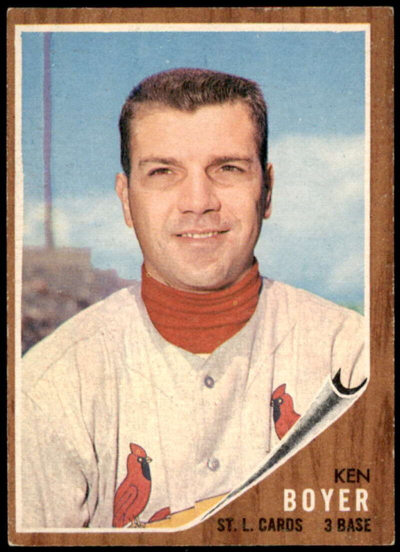 Ken Boyer Card 1962 Topps #370  Image 1