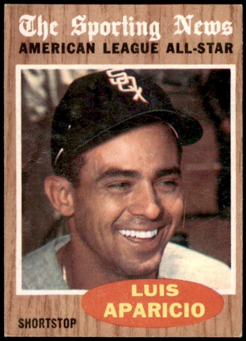 Luis Aparicio AS Card 1962 Topps #469  Image 1