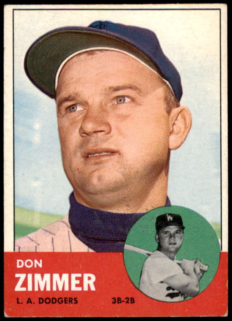 Don Zimmer Card 1963 Topps #439  Image 1