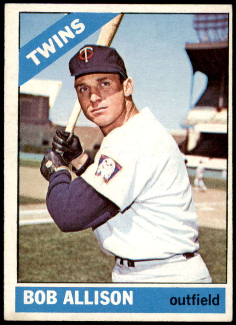 Bob Allison Card 1966 Topps #345  Image 1