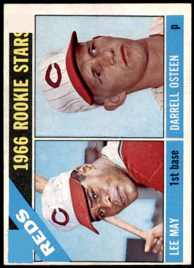 Rookie Stars/Lee May RC/Darrell Osteen Rookie Card 1966 Topps #424  Image 1