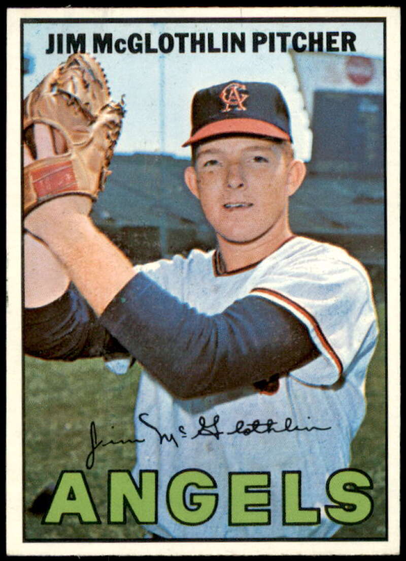 Jim McGlothlin Card 1967 Topps #19  Image 1