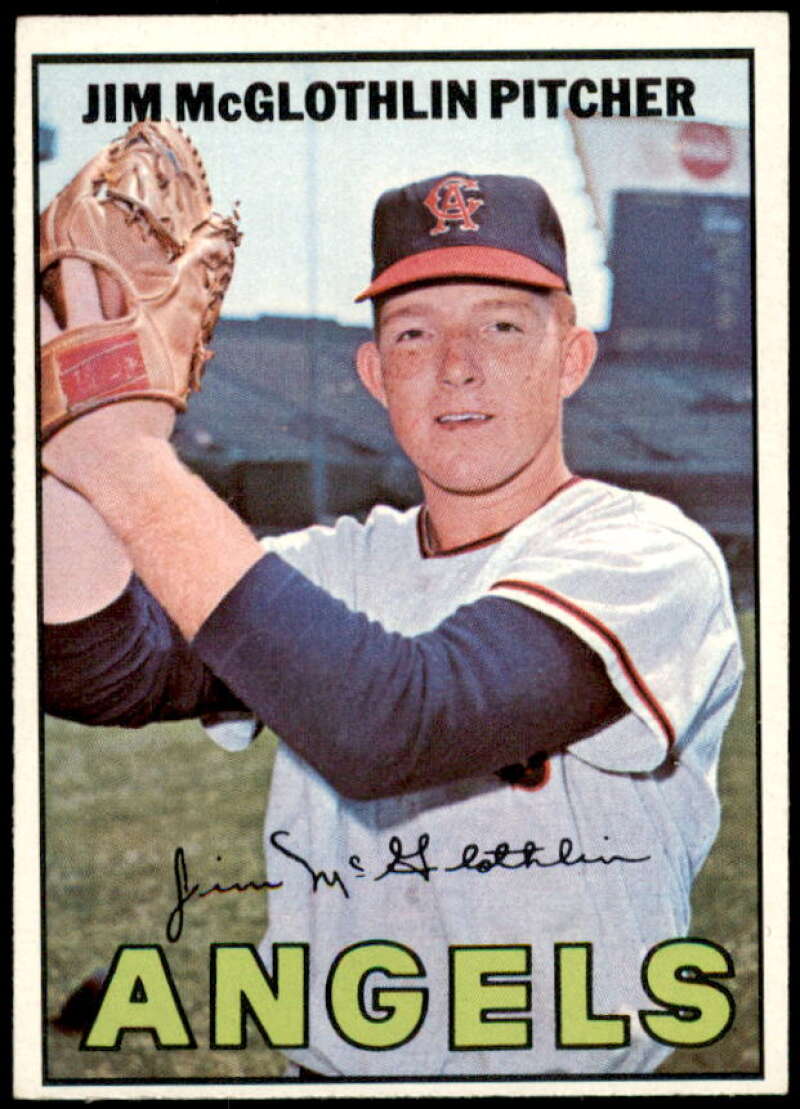 Jim McGlothlin Card 1967 Topps #19  Image 1