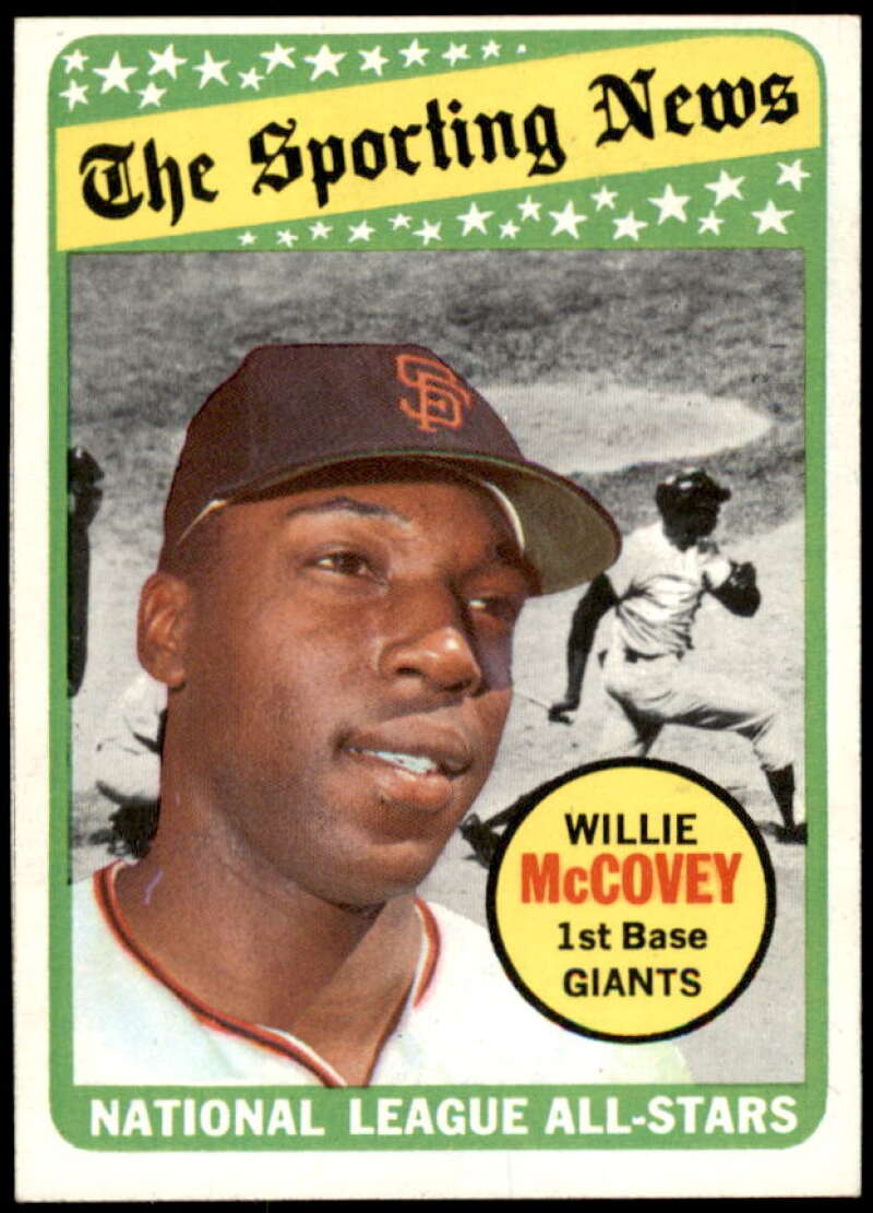 Willie McCovey AS Card 1969 Topps #416  Image 1