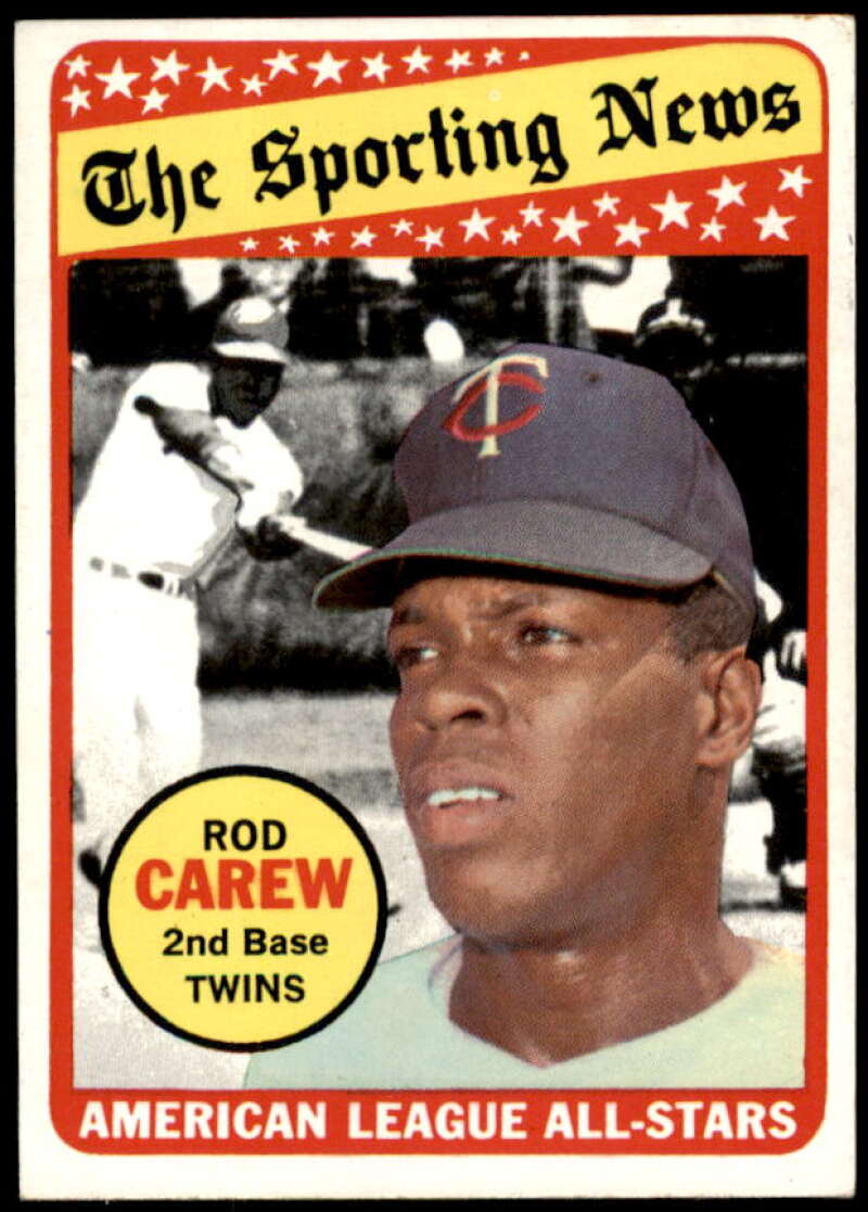 Rod Carew AS Card 1969 Topps #419  Image 1