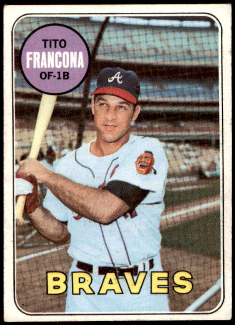 Tito Francona Card 1969 Topps #398  Image 1