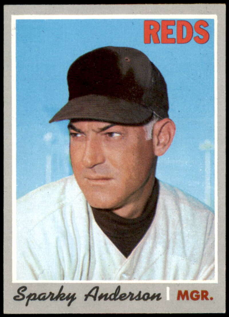 Sparky Anderson MG Card 1970 Topps #181  Image 1