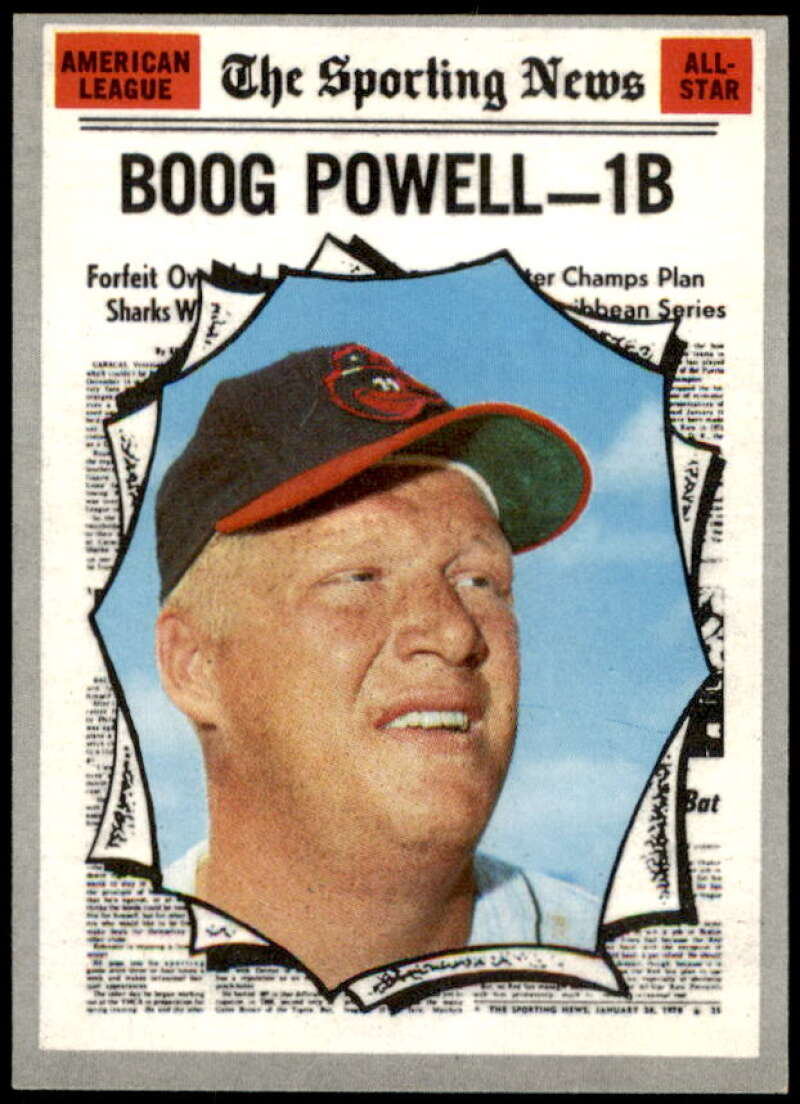 Boog Powell AS Card 1970 Topps #451  Image 1
