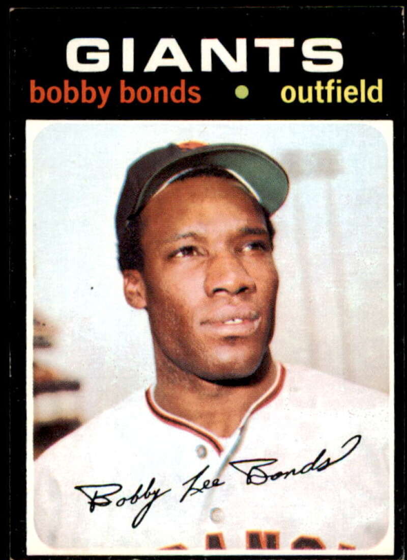 Bobby Bonds Card 1971 Topps #295  Image 1